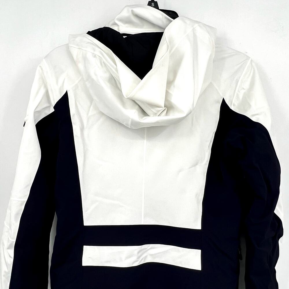 BOGNER Women's Dalya Hooded Two Tone Ski Jacket US 4 Small Off White WP NWOT - Picture 7 of 15